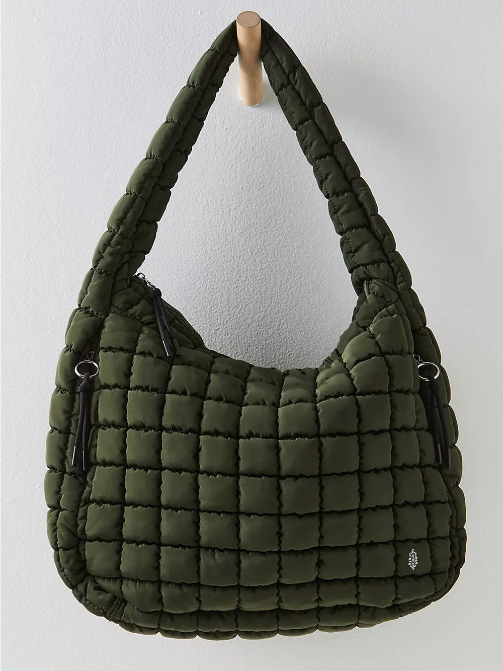 Free People Movement Quilted Carryall Bag Dark Green